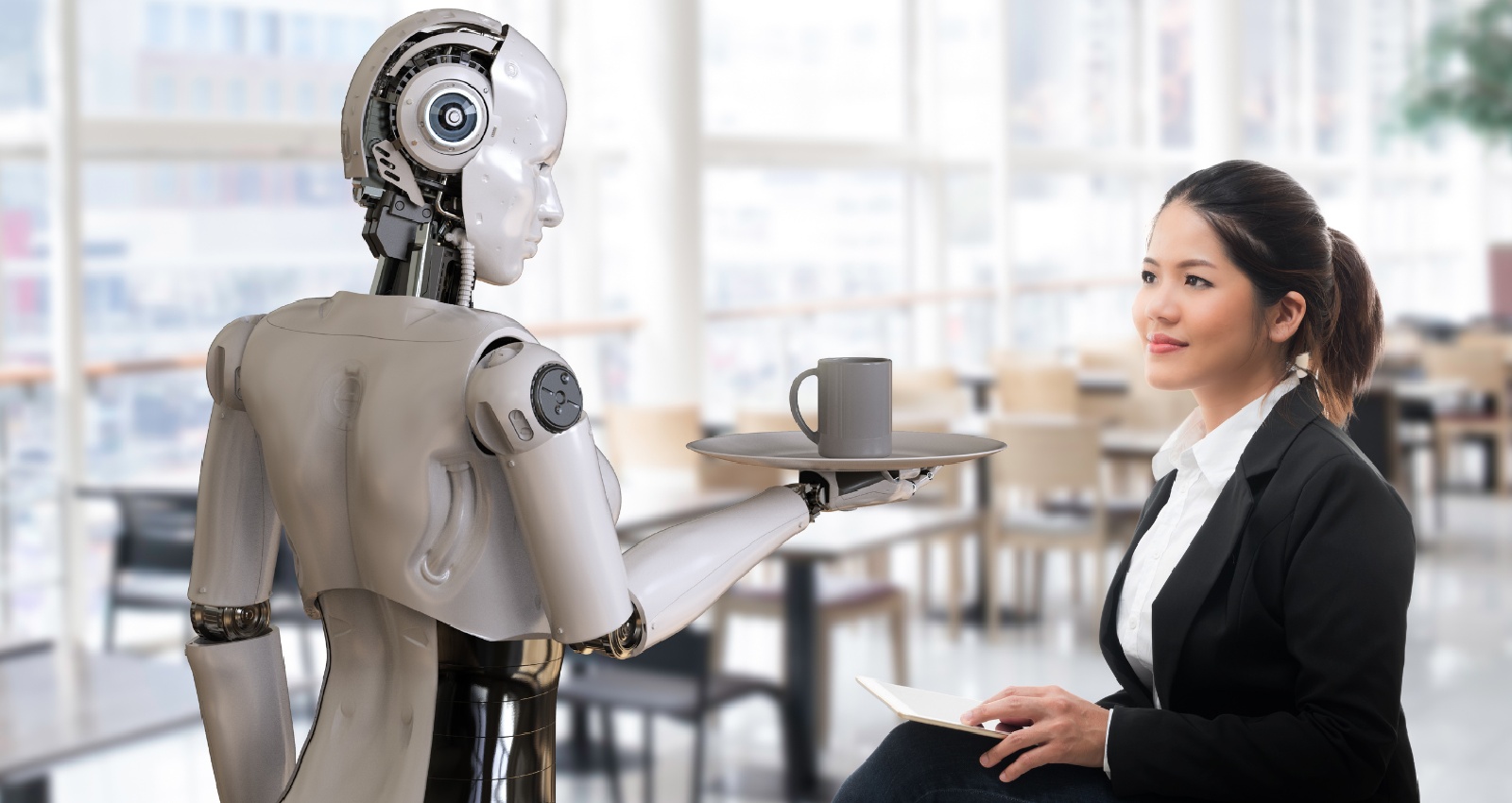Roboter Kellner