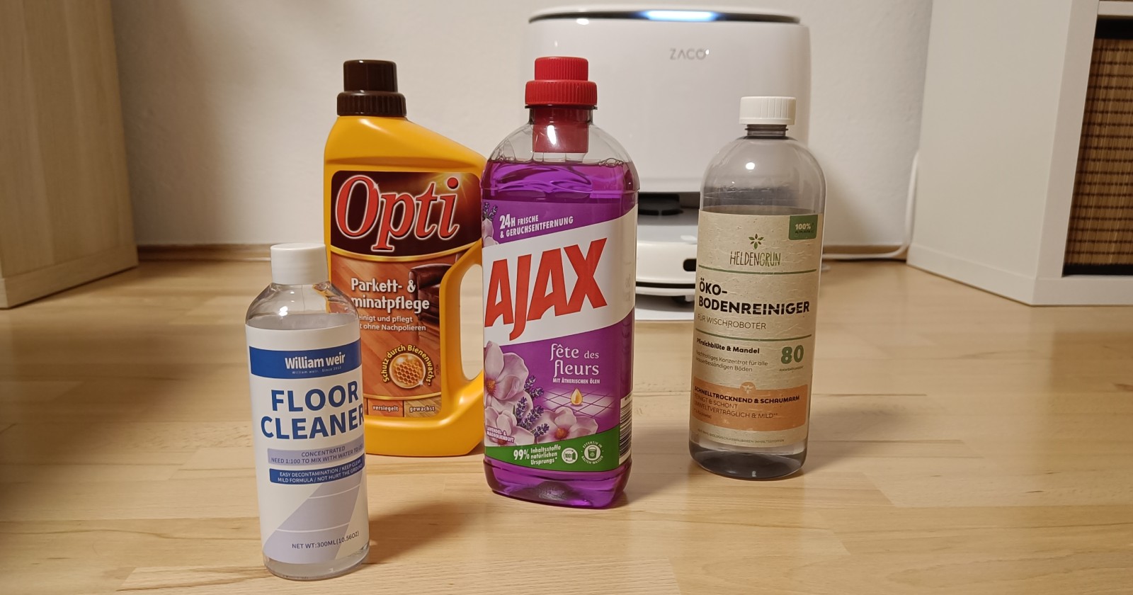 Welches Reinigungsmittel für Wischroboter